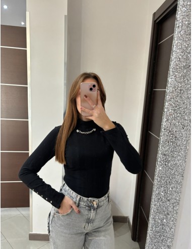 Lupetto nera Camomilla