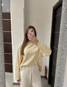 Felpa beige Olivia Grey 2