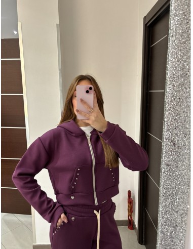 Completo di tuta viola Olivia Grey