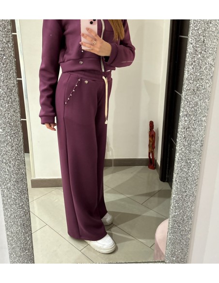 Completo di tuta viola Olivia Grey