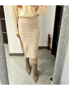 Gonna beige Olivia Grey