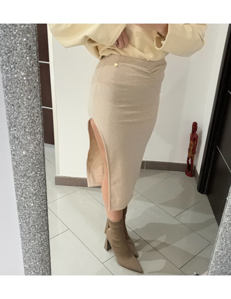 Gonna beige Olivia Grey