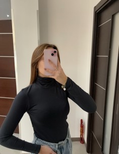 Lupetto nera Olivia Grey