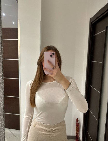 Maglia semi velata Olivia Grey