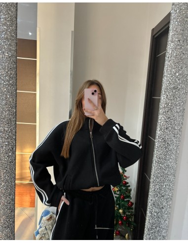 Coordinato tuta con strisce