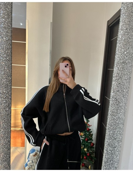 Coordinato tuta con strisce