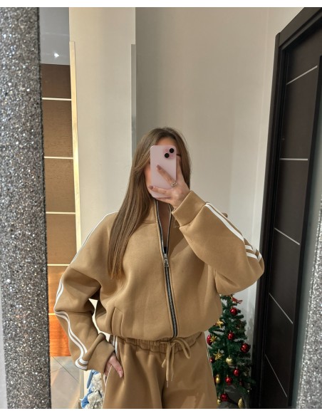 Coordinato tuta con strisce