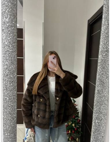 Ecofur corta marrone