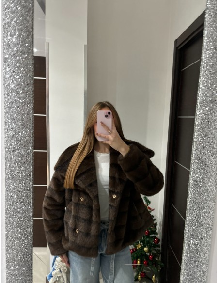 Ecofur corta marrone