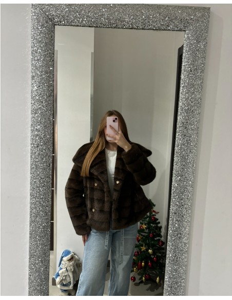 Ecofur corta marrone