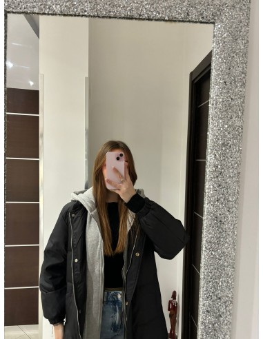 Piumino lungo felpa Nolita