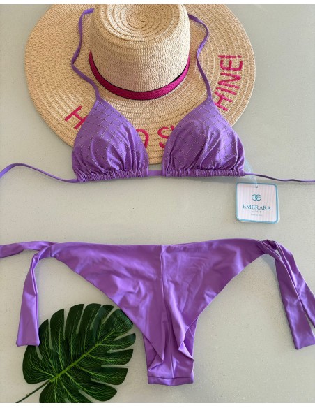 Bikini a triangolo lilla Emerara