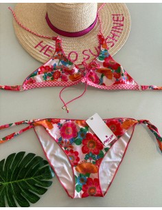 Costume a brasiera fiore...