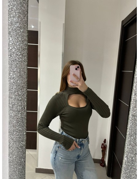 Maglia con cut out Twinset
