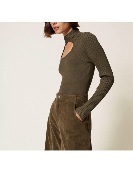 Maglia con cut out Twinset