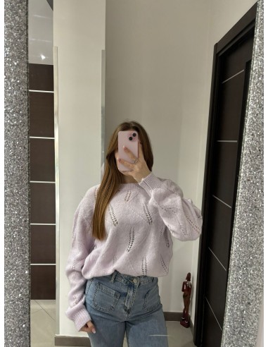 Maglione foglie Hellen Batterr