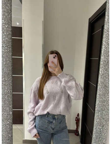 Maglione foglie Hellen Batterr