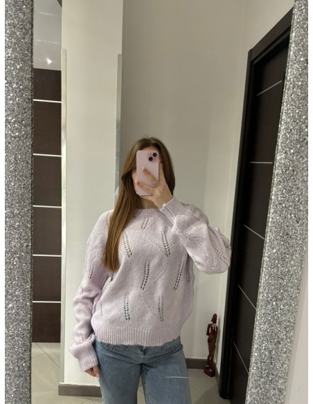 Maglione foglie Hellen Batterr