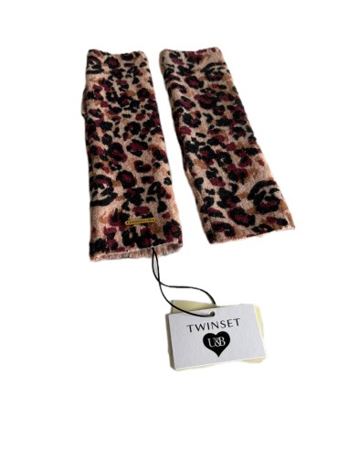 Set sciarpa e guanti Twinset maculato