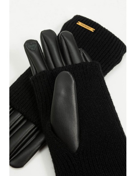 Guanti neri Twinset