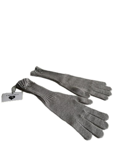 Guanti con applicazioni Twinset