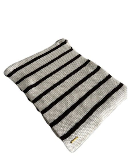 Set cappello e sciarpa strisce Twinset