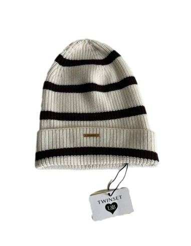 Set cappello e sciarpa strisce Twinset