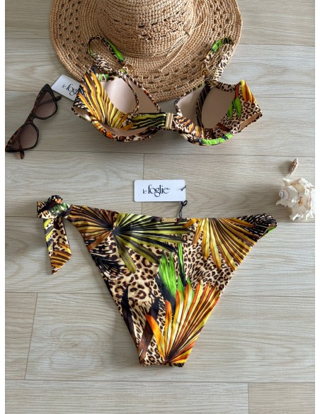 Bikini balconcino fantasia Le foglie