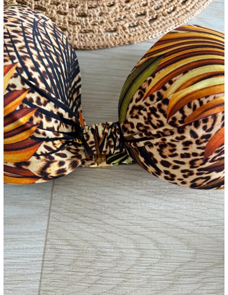 Bikini balconcino fantasia Le foglie