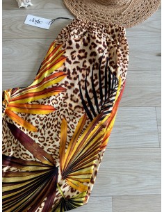 Pantalone a palazzo Le foglie 2