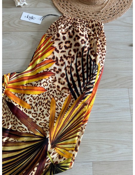 Pantalone a palazzo Le foglie