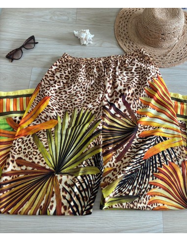 Pantalone a palazzo Le foglie