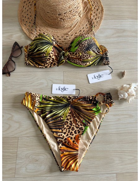 Bikini animalier Le foglie