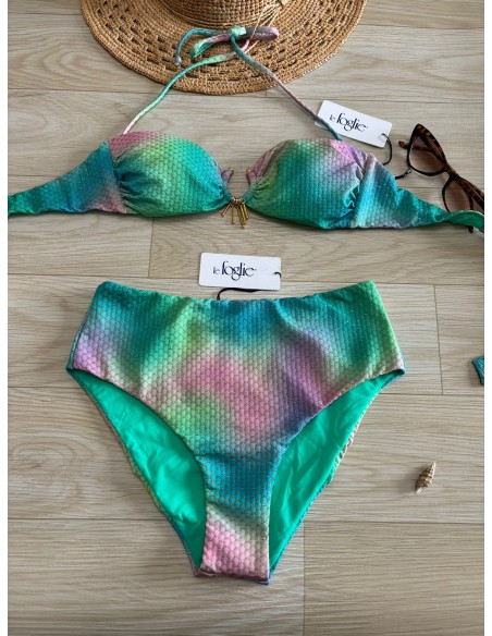 Bikini a fascia Nizza Le foglie