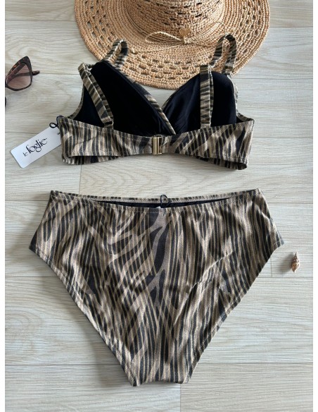 Bikini a brassiere Le foglie