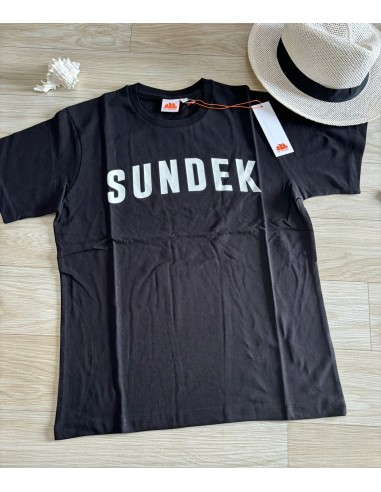 T-shirt nera Sundek