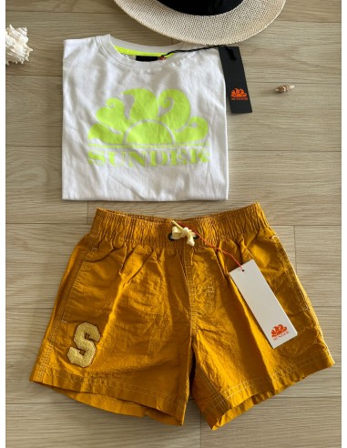 T-shirt bimbo bianca Sundek