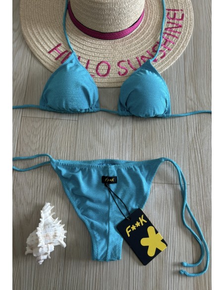 Bikini turchese F**K