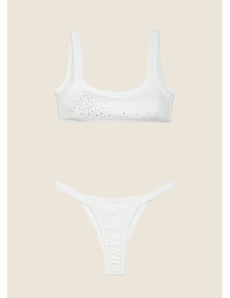 Bikini bianco F**K