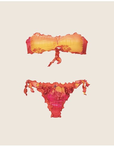 Bikini arancio F**K