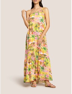 Abito lungo monospalla...