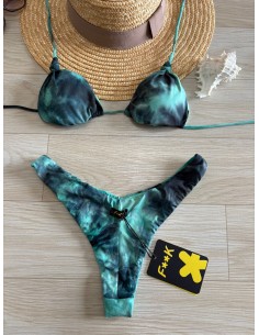 Bikini  triangolo verde F**K 2