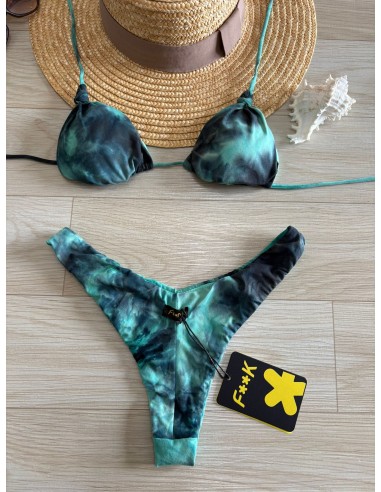 Bikini  triangolo verde F**K