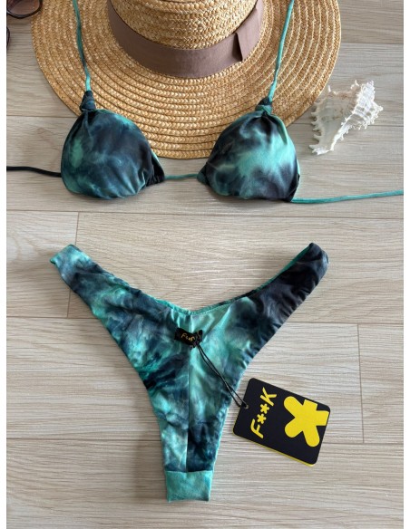 Bikini  triangolo verde F**K