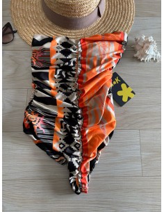 Intero multicolor F**K