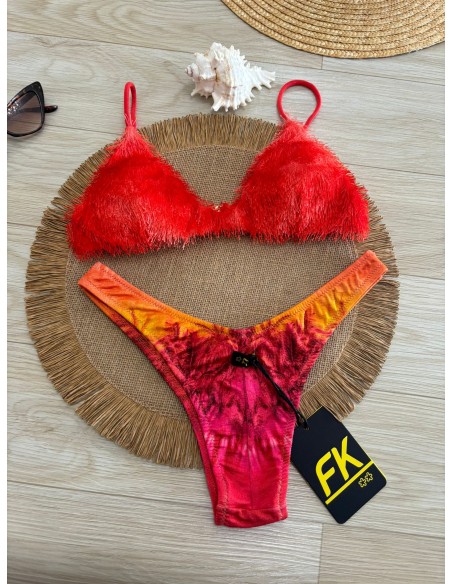 Bikini arancio F**K