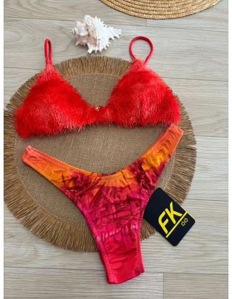 Bikini arancio F**K