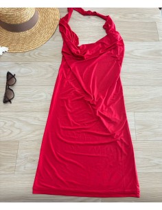 Abito corto rosso F**K