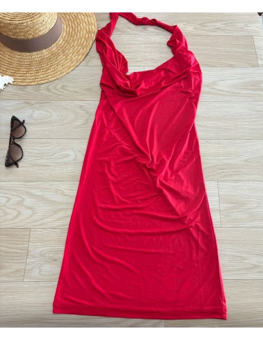 Abito corto rosso F**K