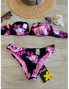 Bikini fascia fiore F**K